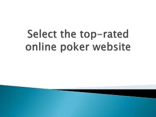 Select-the-top-rated-online-poker-website