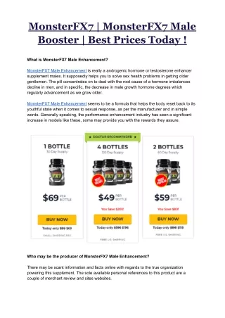 monsterfx7 monsterfx7 male booster best prices
