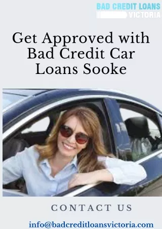 If your are facing financial issue and looking for loans, Bad credit loans Sooke