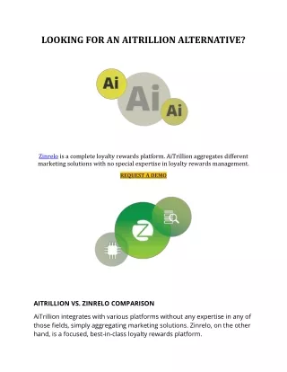 looking for an aitrillion alternative