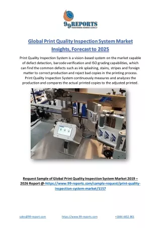 global print quality inspection system market