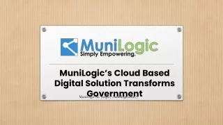 munilogic s cloud based digital solution transforms government