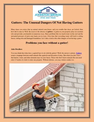 Get The Best Gutter Services In Wilmington