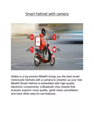 smart helmet with camera smart helmet with camera