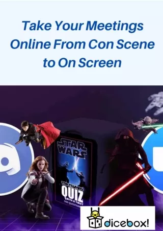 Take Your Meetings Online From Con Scene to On Screen