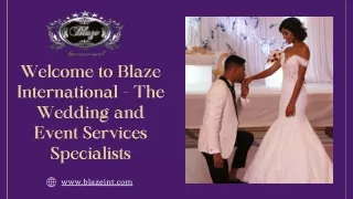 Blaze International - Event Company New Jersey | NJ Best Djs for Weddings