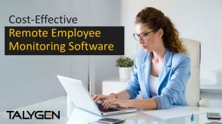 cost effective remote employee monitoring software