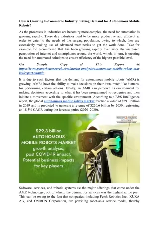 how is growing e commerce industry driving demand