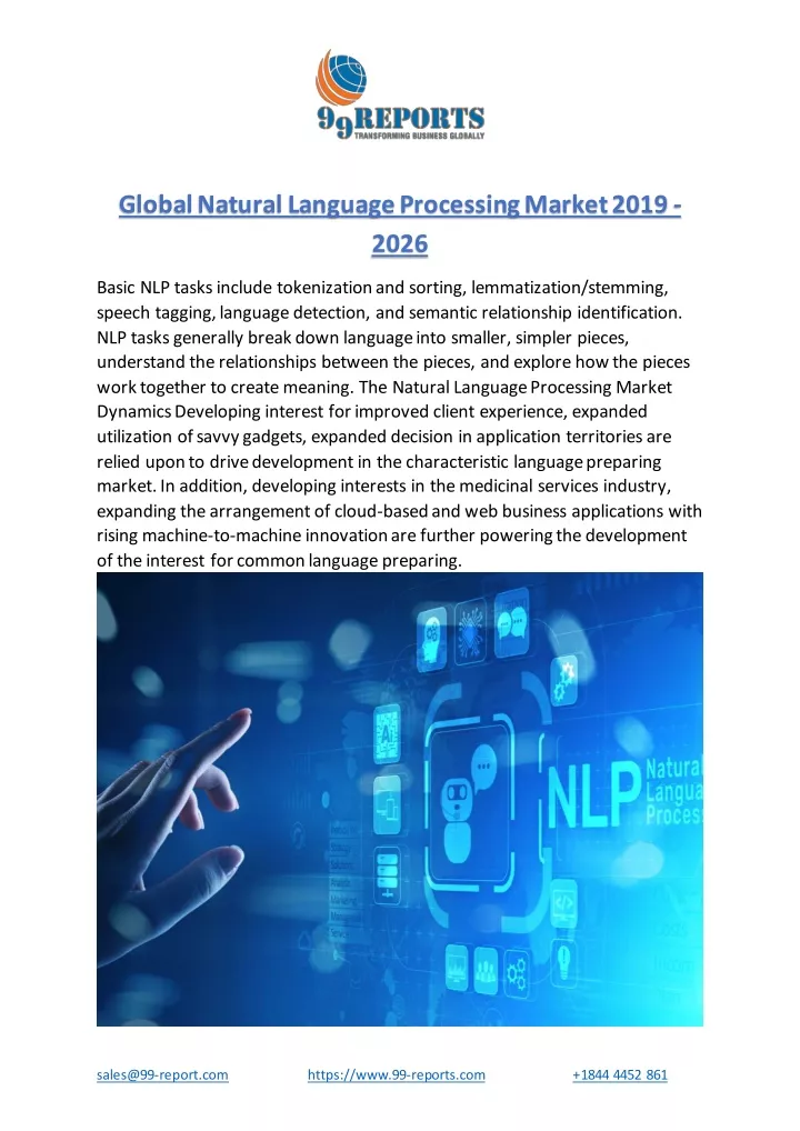 global natural language processing market 2019