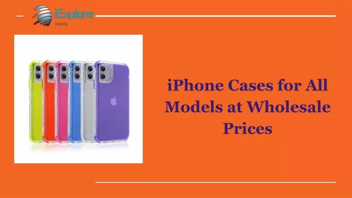 iphone cases for all models at wholesale prices