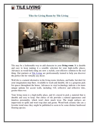 tiles for living room by tile living