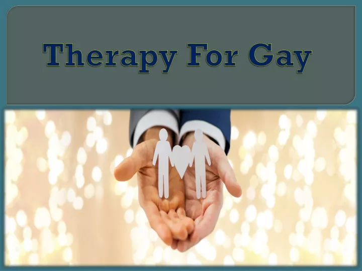 therapy for gay