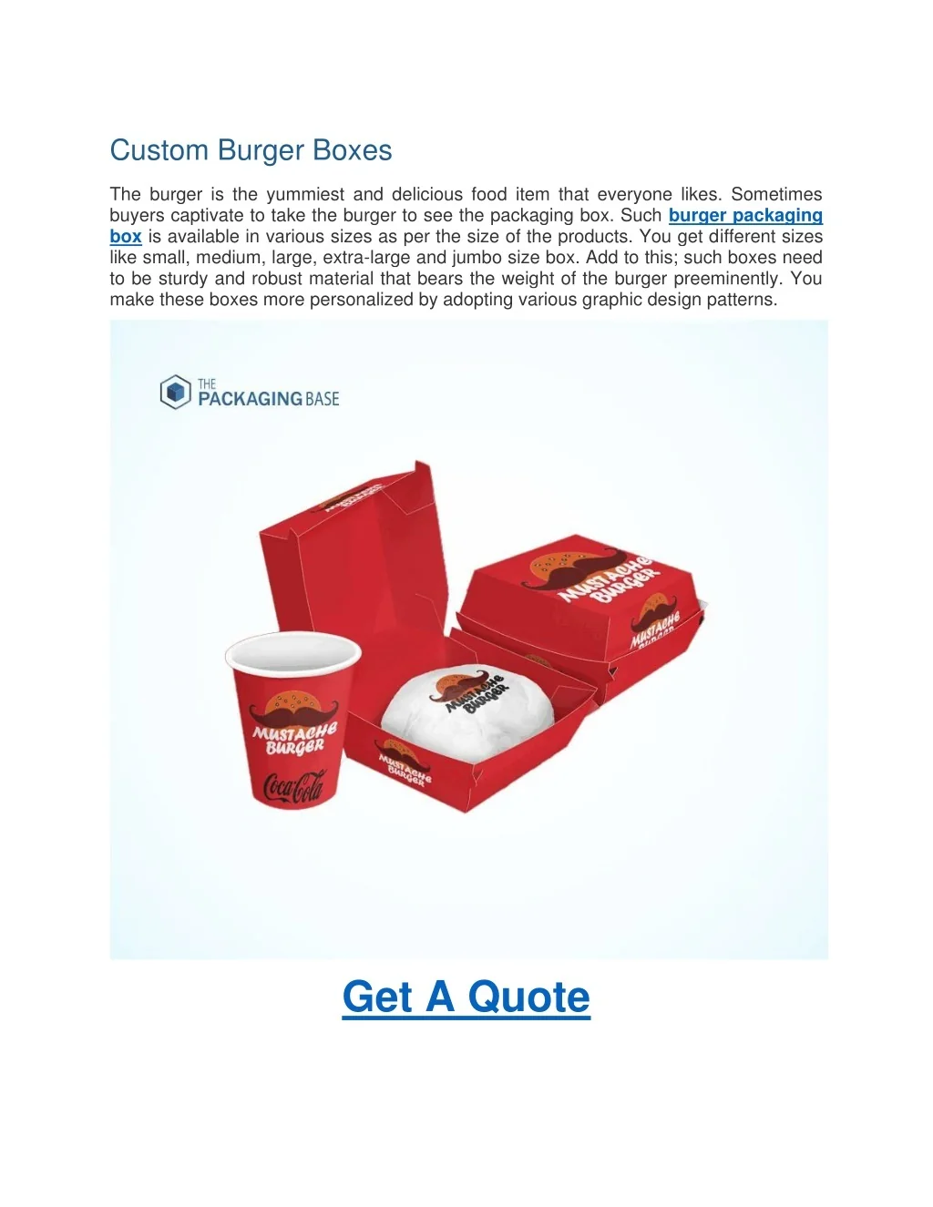 PPT - Custom Burger Boxes-Custom Bakery Boxes PowerPoint Presentation ...