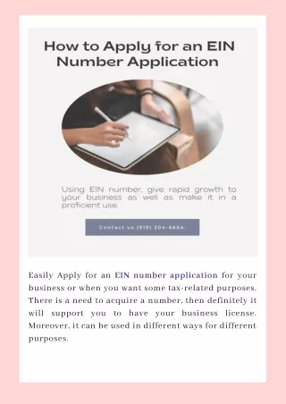 easily apply for an ein number application