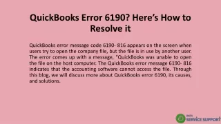 quickbooks error 6190 here s how to resolve it