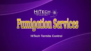 Fumigation Services