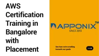 aws certification training in bangalore with