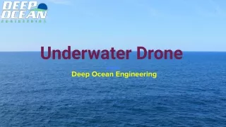 Underwater Drone new