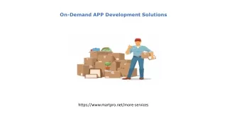 On-Demand APP Development Solutions
