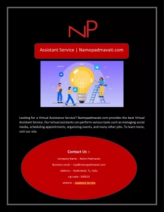 assistant service namopadmavati com