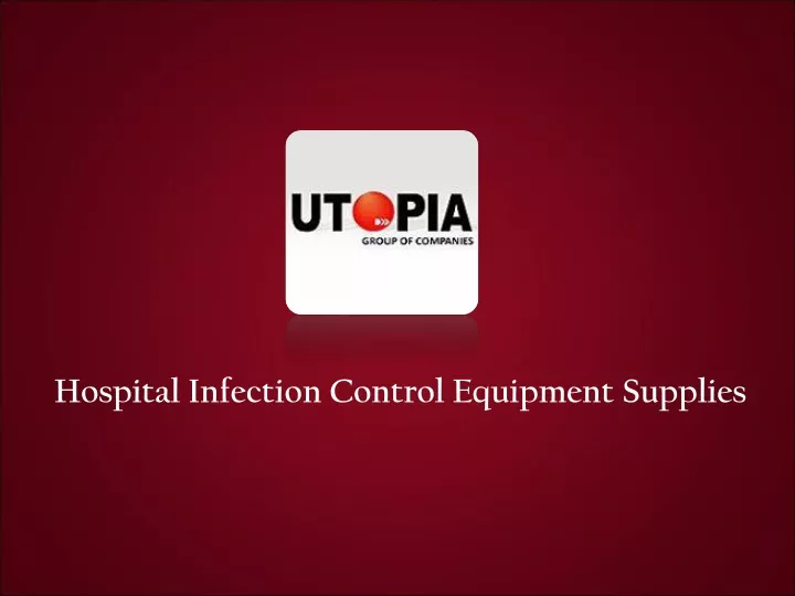 hospital infection control equipment supplies