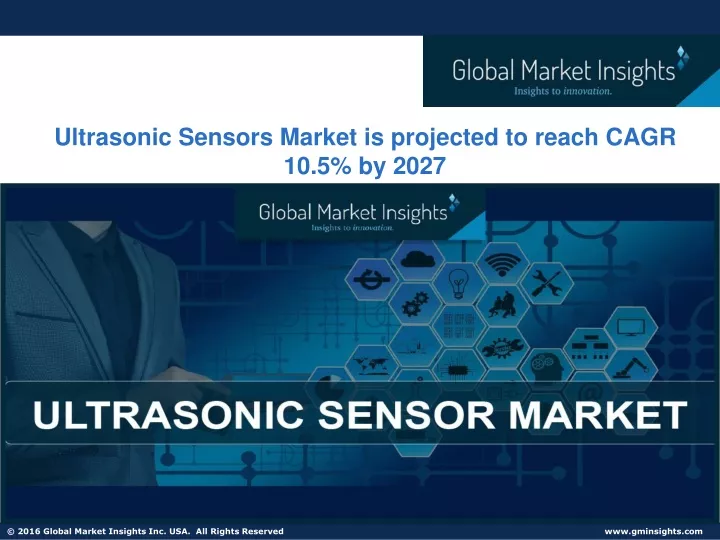 ultrasonic sensors market is projected to reach