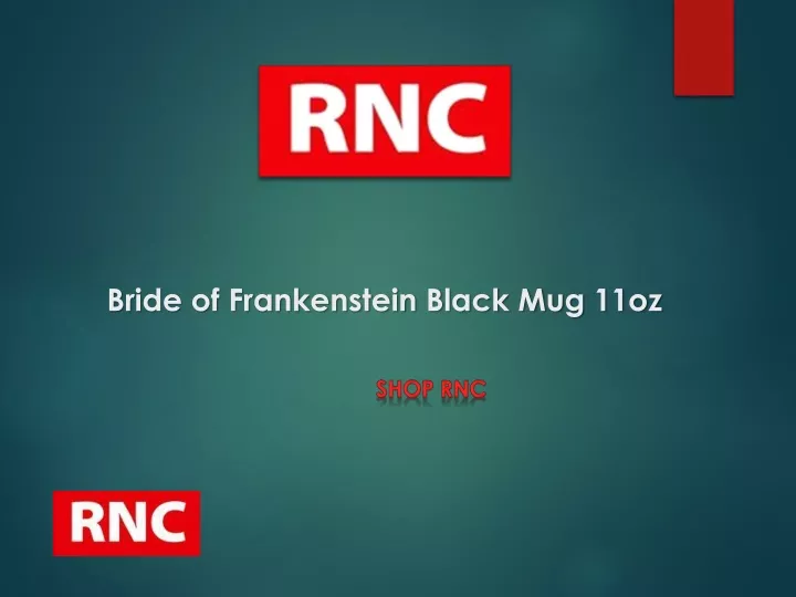 bride of frankenstein black mug 11oz