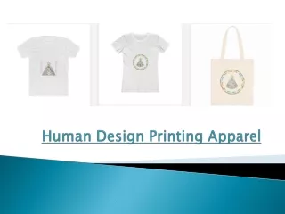 human design printing apparel