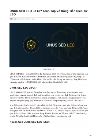 unus sed leo l g to n t p v ng ti n i n t leo