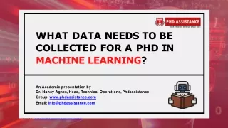 what data needs to be collected for a phd in machine learning