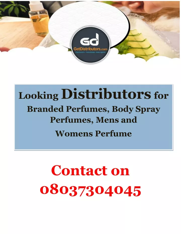 looking distributors for branded perfumes body
