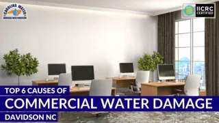 Top 6 Causes of Commercial Water Damage in Davidson NC