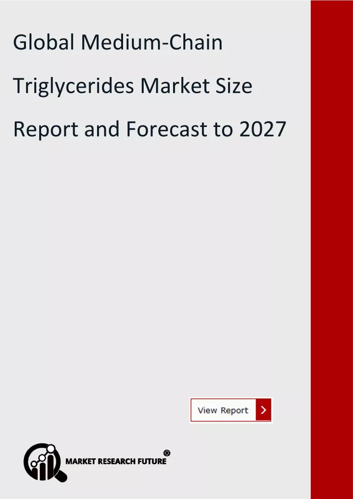 global medium medium chain triglycerides market