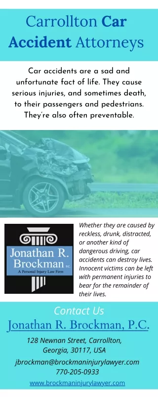 Carrollton Car Accident Attorneys