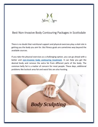 Best Non-Invasive Body Contouring Packages in Scottsdale
