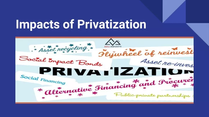impacts of privatization