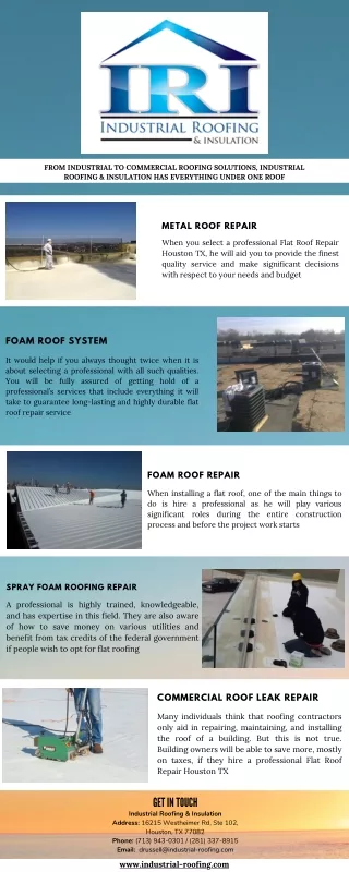 Flat Roof Repair