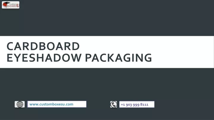 cardboard eyeshadow packaging