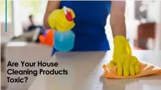 Toxic Household Cleaners to Avoid