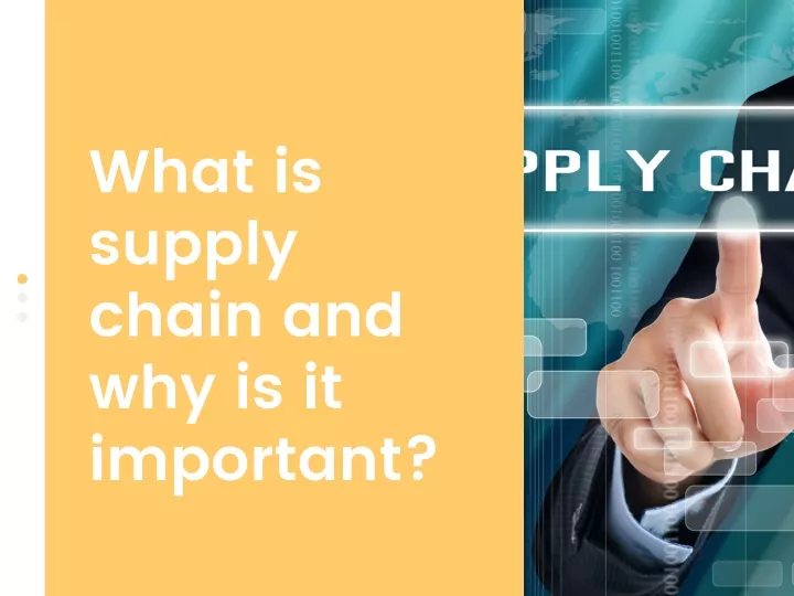 what is supply chain and why is it important