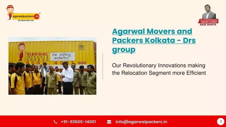 agarwal movers and packers kolkata drs group