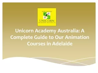 Animation Courses in Adelaide