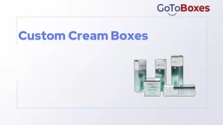 custom cream boxes
