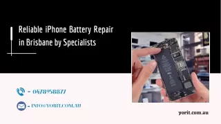 Reliable iPhone Battery Repair in Brisbane by Specialists