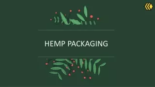 Hemp Packaging
