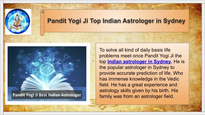 pandit yogi ji top indian astrologer in sydney