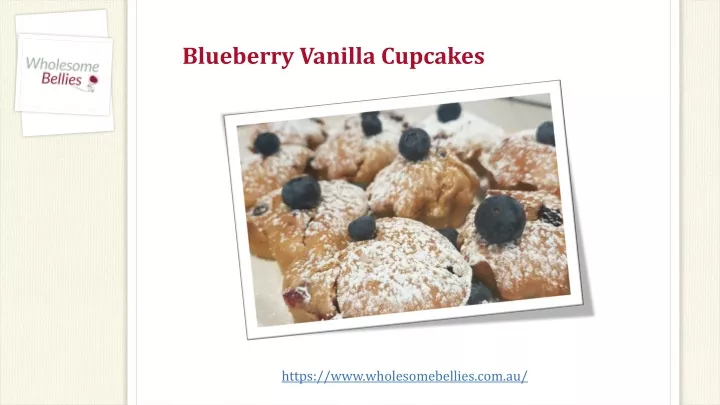 blueberry vanilla cupcakes