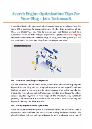 if you think seo is only important for business