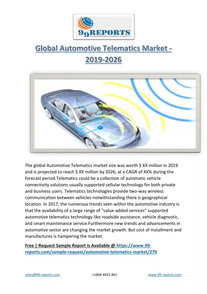 the global automotive telematics market size