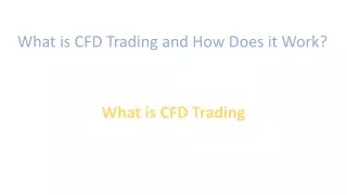 What is CFD Trading and How Does it pdf